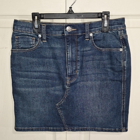 Free People Dresses & Skirts - Free People "We The Free" 5-Pocket Cotton Denim Mini Skirt - 28 - Blue